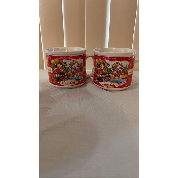CAMBELLS SOUP MUGS CUP FOUR SEASON SET OF 2 - Picture 7 of 12